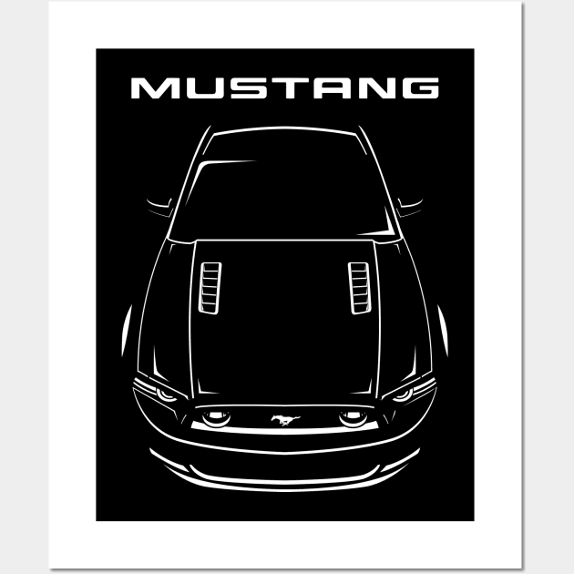 Ford Mustang S197 2013-2014 Wall Art by V8social